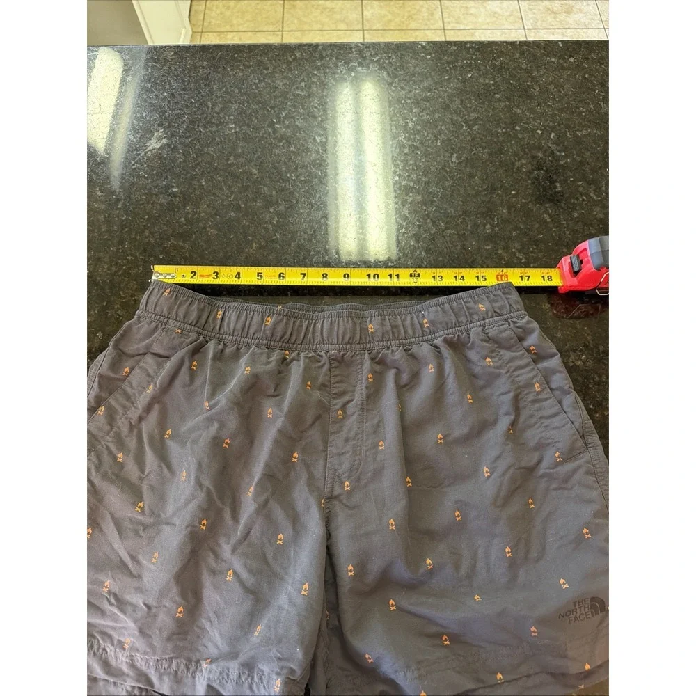The‎ North Face Men's Shorts Sz L Gray Liner Pockets 5